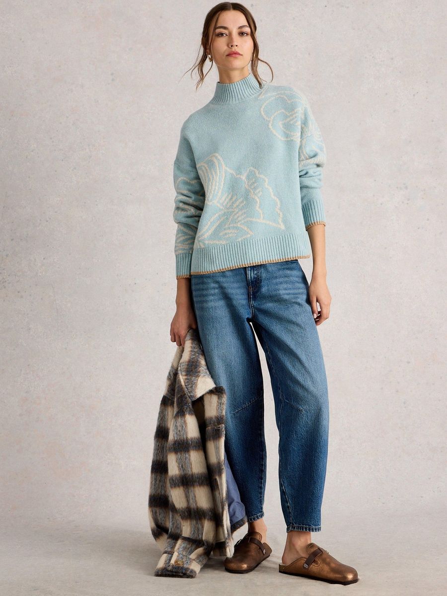 Fenella Pullover mit Blumenmuster