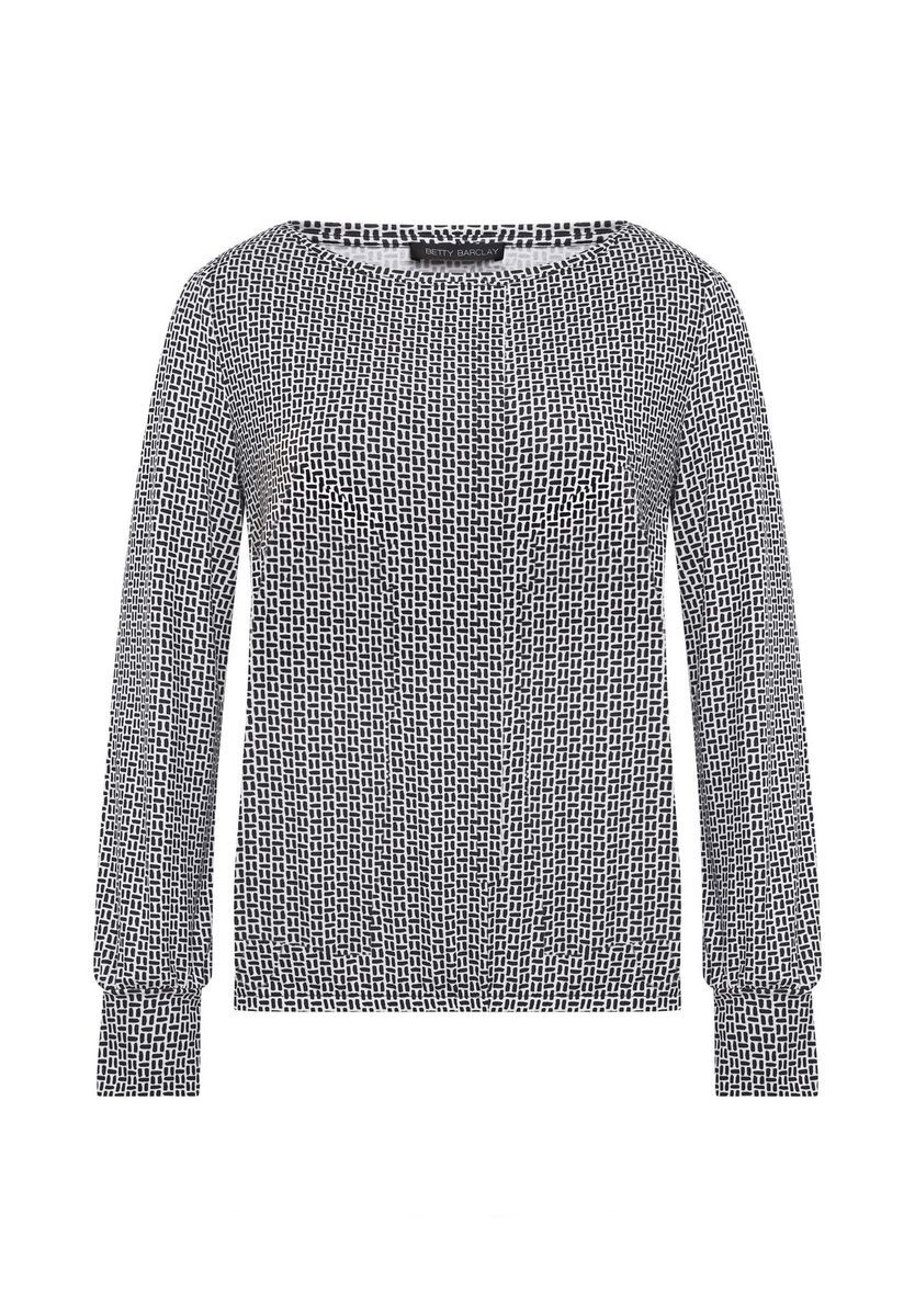 Langarmshirt mit geometrischem Muster
