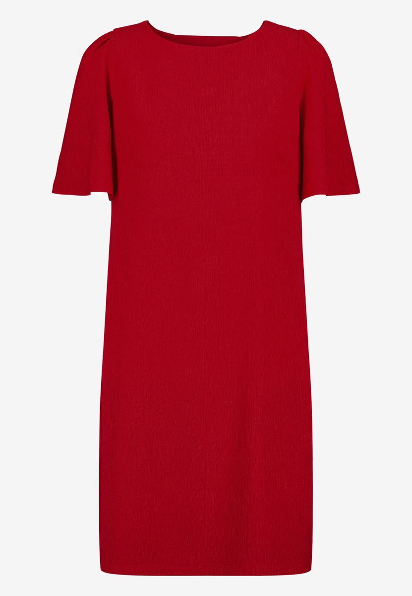 Minimalistisches T-Shirt-Kleid mit Rückenausschnitt