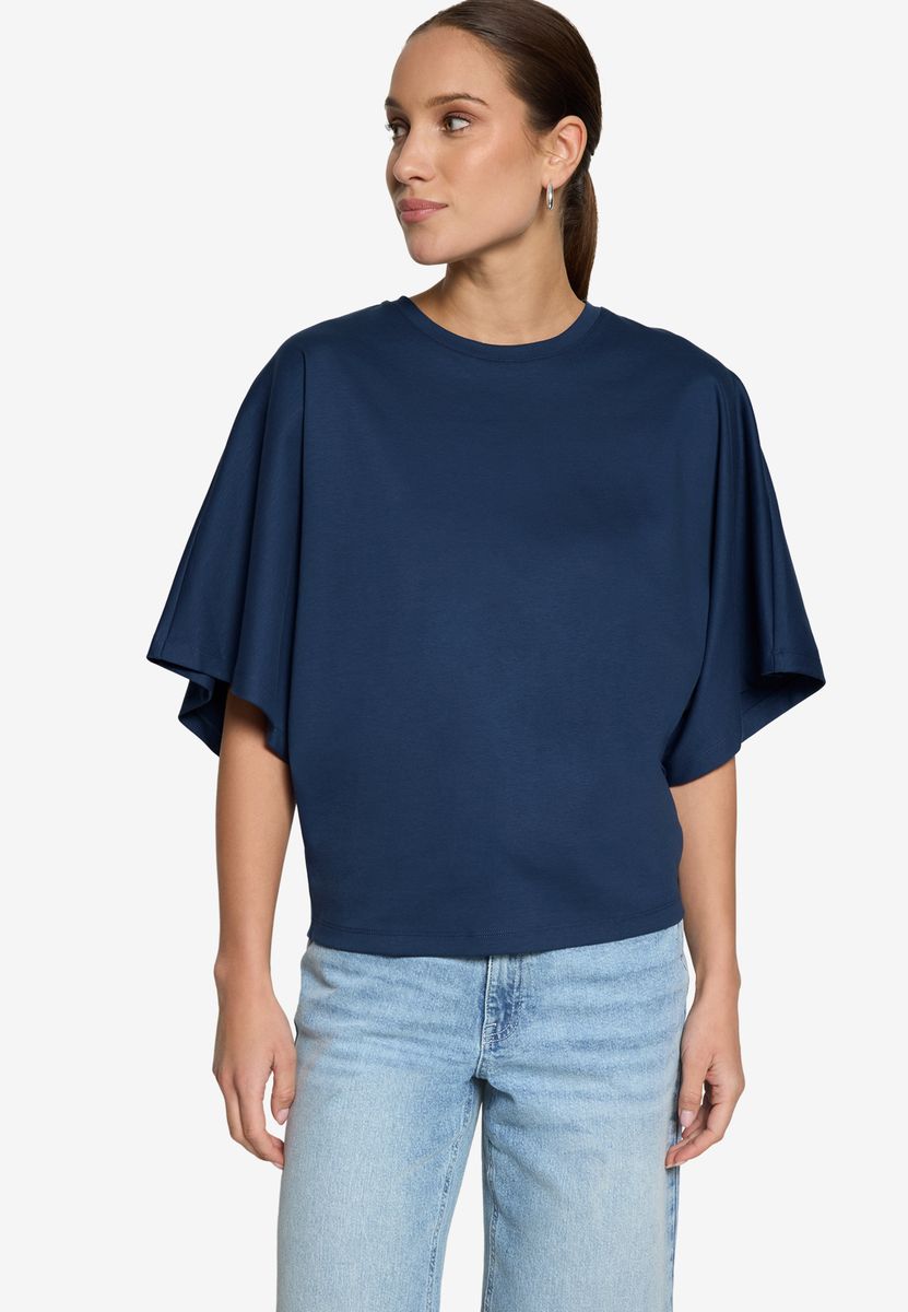 Boxy-T-Shirt mit weiten Ärmeln