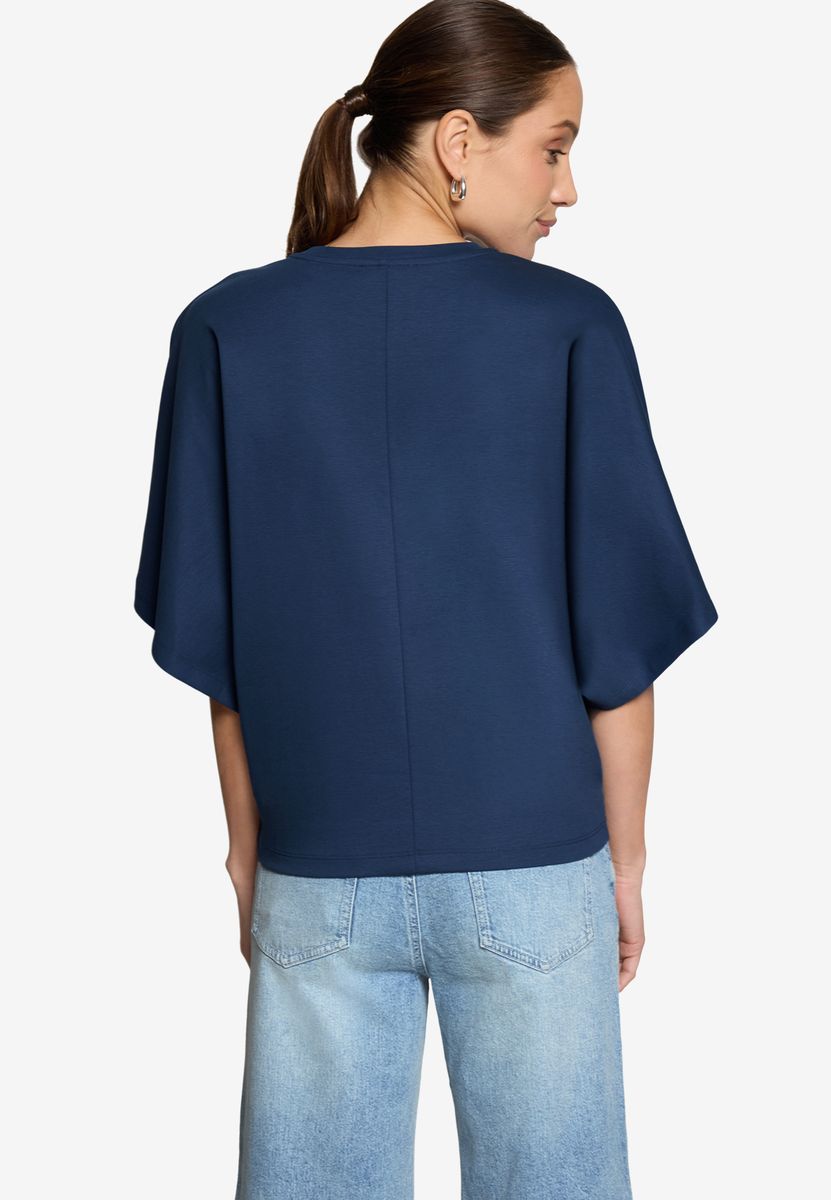 Boxy-T-Shirt mit weiten Ärmeln