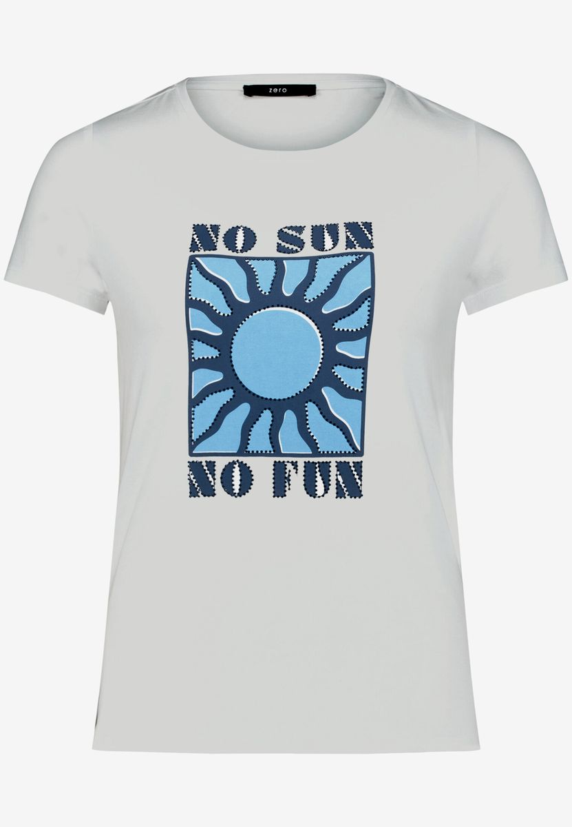 Grafik-T-Shirt mit Sonnenmotiv
