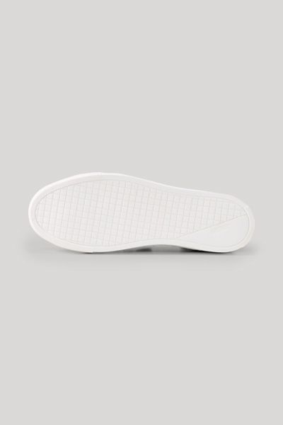 Slipper aus Veloursleder mit Kontrastsohle