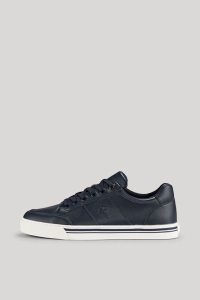 Low-Top Sneaker aus genarbtem Kunstleder