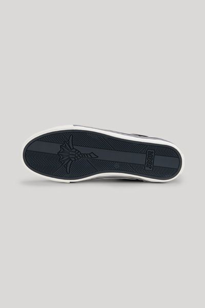 Low-Top Sneaker aus genarbtem Kunstleder
