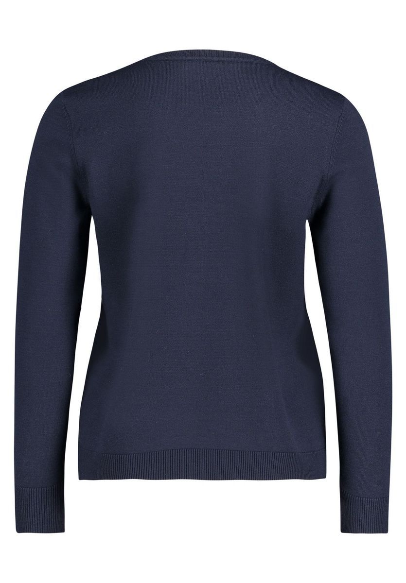 Klassischer Strickpullover mit Rundhalsausschnitt