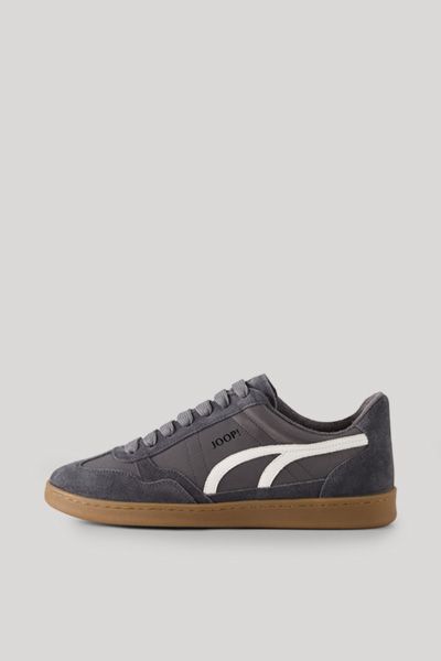 Leder Low-Top Sneaker mit Gummisohle