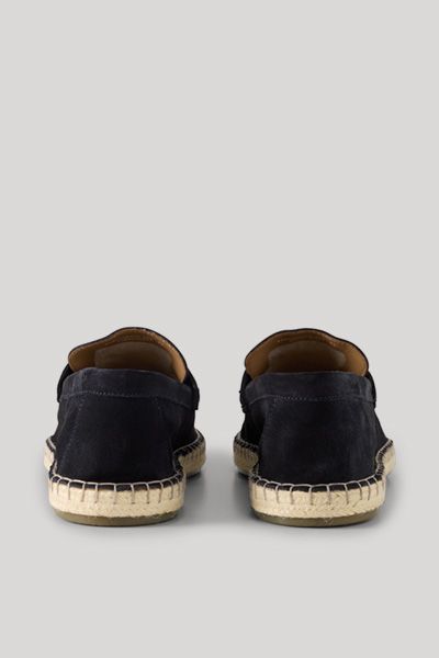 Espadrilles aus Veloursleder im Loafer-Stil