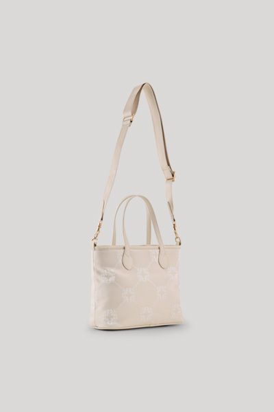 Canvas-Handtasche mit Kornblumen-Muster