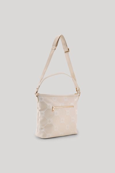 Hobo-Tasche mit Monogramm-Muster