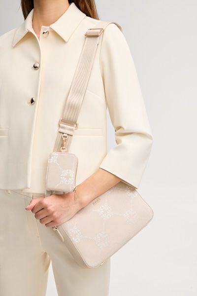 Mosaico Canvas Schultertasche mit Pouch