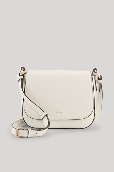 Elegante Leder-Satteltasche mit Überschlag