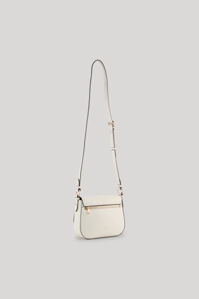 Elegante Leder-Satteltasche mit Überschlag