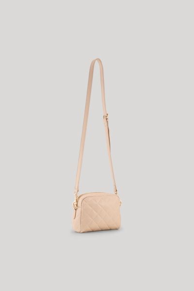 Gesteppte Schultertasche aus Kunstleder