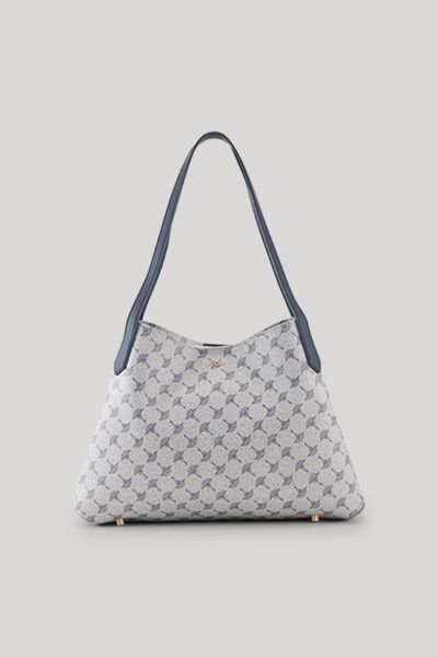 Elegante Shopper mit Monogramm-Muster