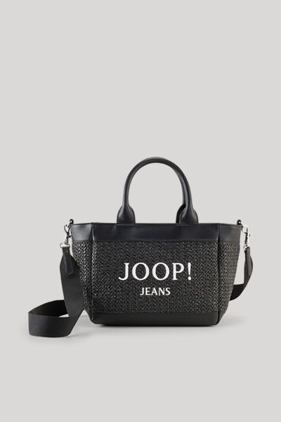 Gewebter Shopper mit Logo-Inlay