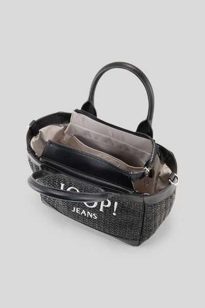 Gewebter Shopper mit Logo-Inlay