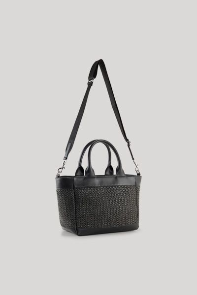 Kleine geflochtene Tote mit Logo
