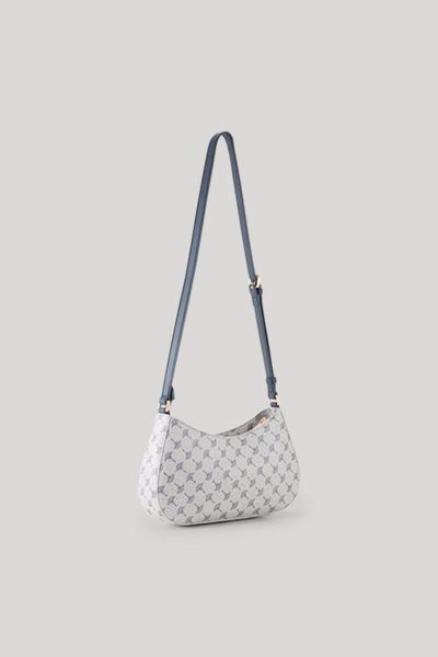 Elegante Schultertasche mit Kornblumenmuster