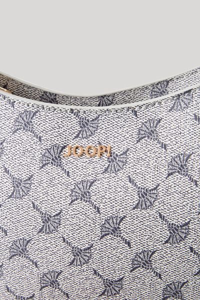 Elegante Schultertasche mit Kornblumenmuster
