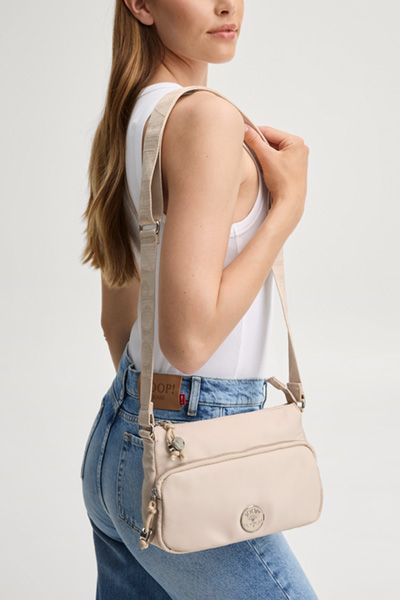 Moderne Nylon-Umhängetasche mit Logo-Riemen