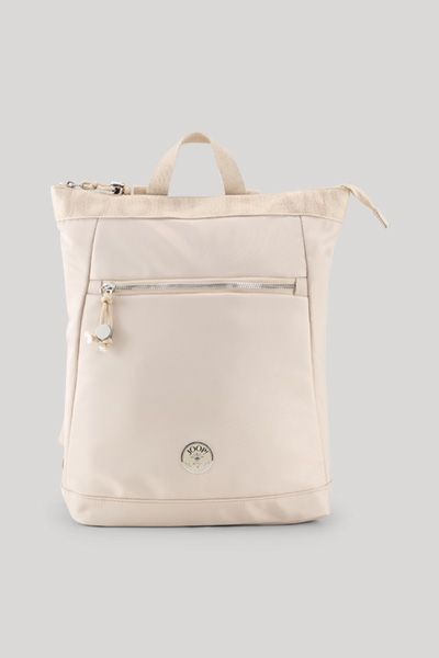 Urbaner Nylon-Rucksack mit Canvas-Akzenten