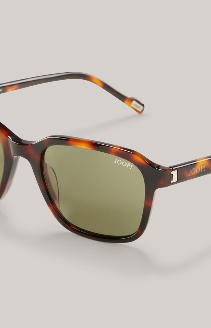 Moderne rechteckige getönte Sonnenbrille