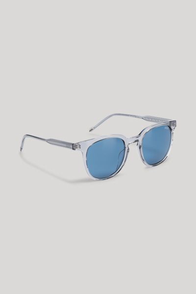 Moderne Ovale Vollrand-Sonnenbrille