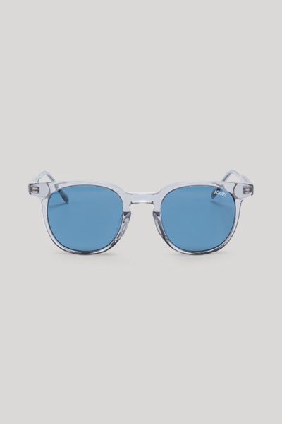 Moderne Ovale Vollrand-Sonnenbrille