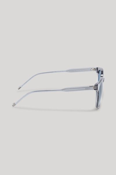 Moderne Ovale Vollrand-Sonnenbrille