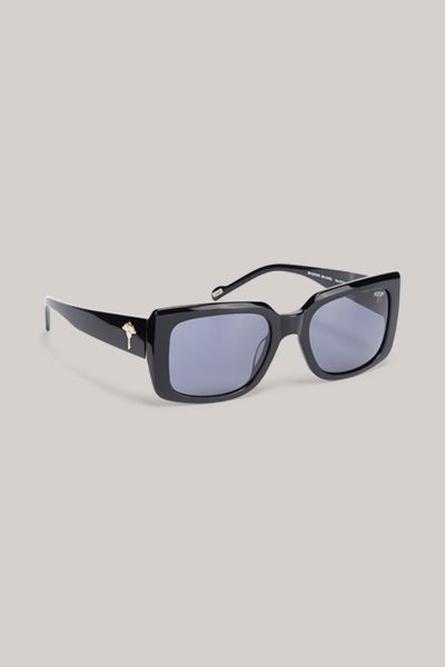 Rechteckige Vollrand-Sonnenbrille