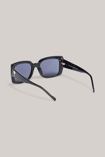 Rechteckige Vollrand-Sonnenbrille