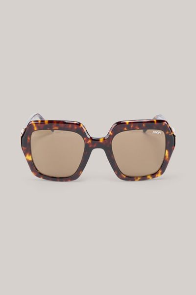 Übergroße Geometrische Eckige Sonnenbrille