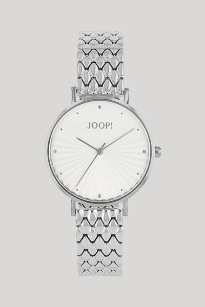 Analoge Armbanduhr mit Sonnenschliff-Struktur
