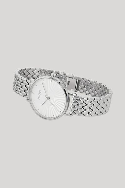 Analoge Armbanduhr mit Sonnenschliff-Struktur