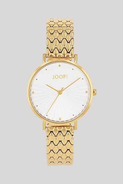 Elegante Mesh-Armbanduhr mit Rundgehäuse