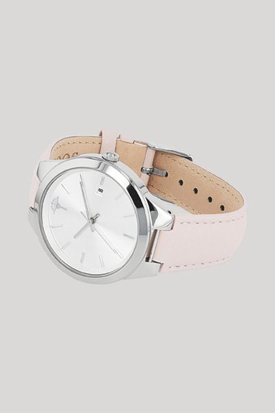 Elegante minimalistische Lederuhr