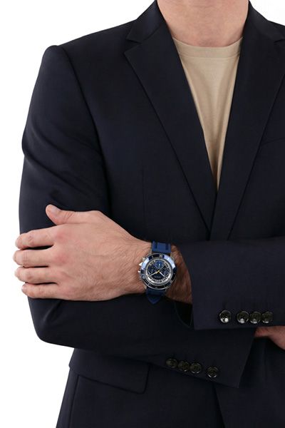 Sportlicher Chronograph mit Silikonarmband