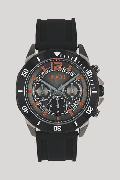Sportlicher Chronograph mit Silikonarmband