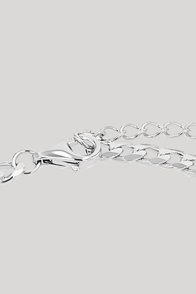Panzerarmband mit verschlungenen Ringen