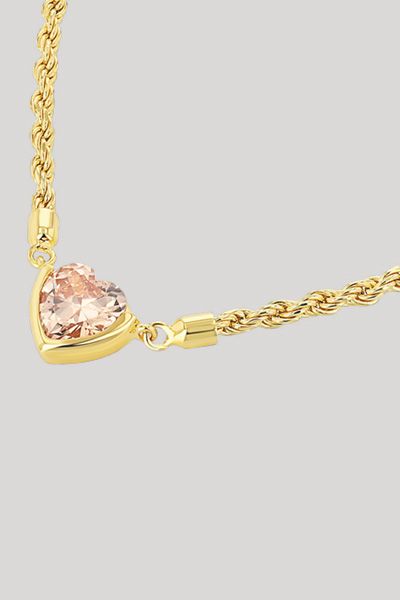 Elegantes Herz-Anhänger Collier