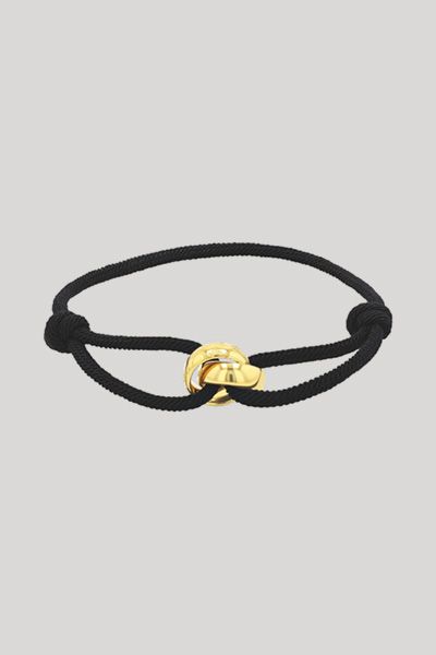 Elastisches Kordelarmband mit Ringanhänger