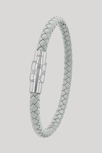 Geflochtenes Lederarmband mit Magnetverschluss