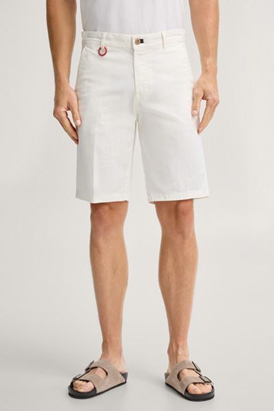 Klassische Bermuda-Shorts aus Stretch-Baumwolle