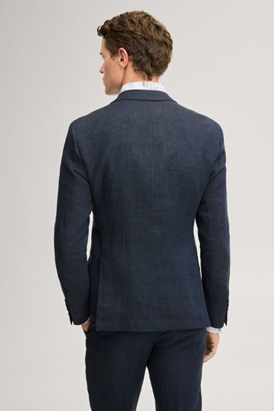 Klassisches Slim Fit Leinen-Sakko