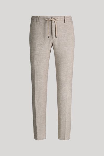Elegante Baumwoll-Leinen-Hose mit Tunnelzug