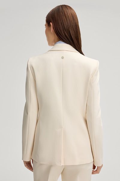 Taillierter Punto-Milano-Blazer mit Einzelknopf