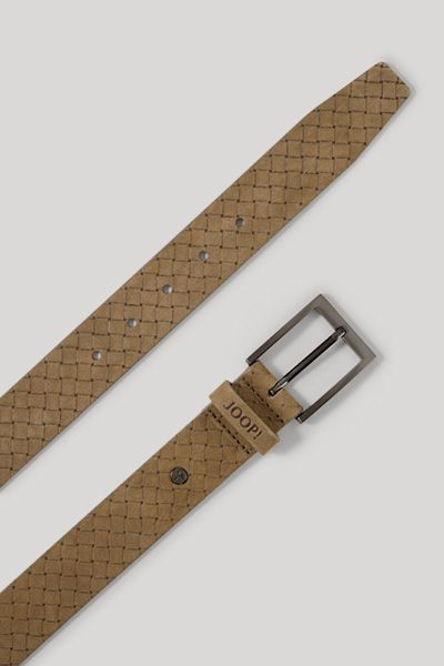 Ledergürtel mit Flechtoptik