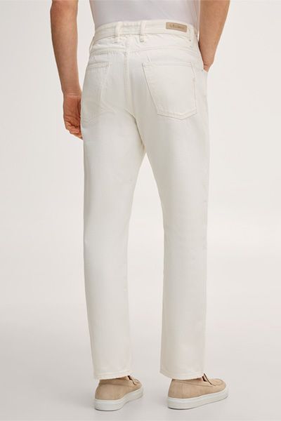 Five-Pocket-Jeans mit geradem Bein