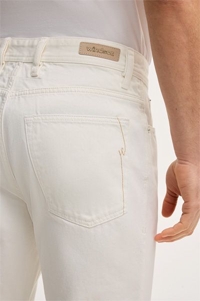 Five-Pocket-Jeans mit geradem Bein